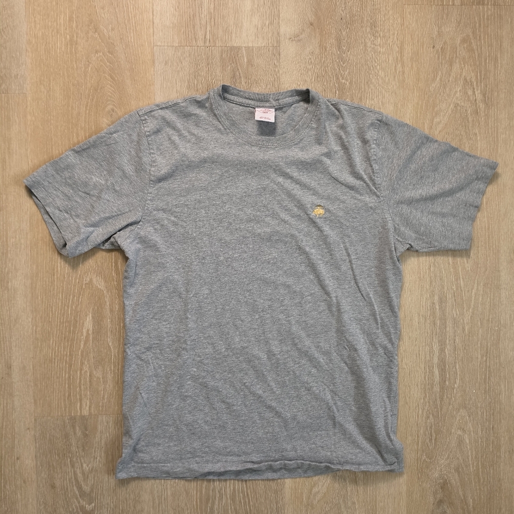 Brooks Brothers 1818 Gray Short Sleeve T-Shirt Size Large